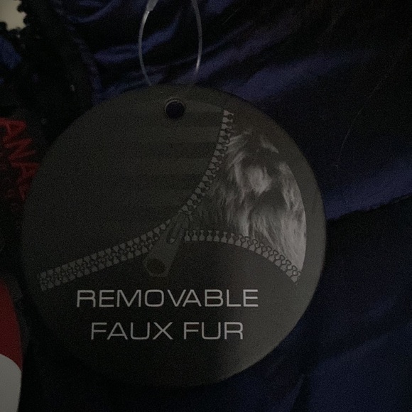 NWT Women’s Plus Size Navy Blue Winter Coat - Picture 4 of 7